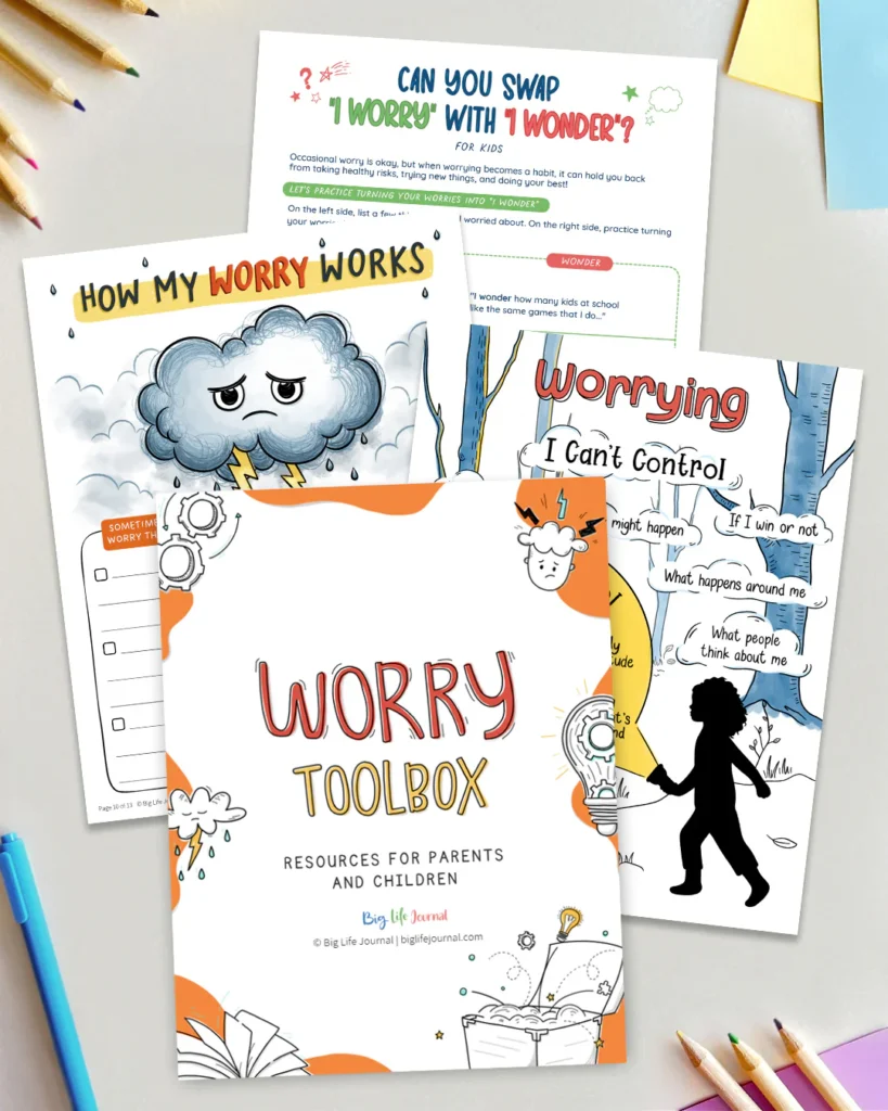 Daily Edition (ages 5-11) + Worry Toolbox Kit PDF (ages 5-12) Bundle 3