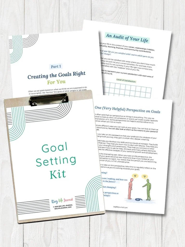 Goal Setting Kit PDF (ages 18-99) 2