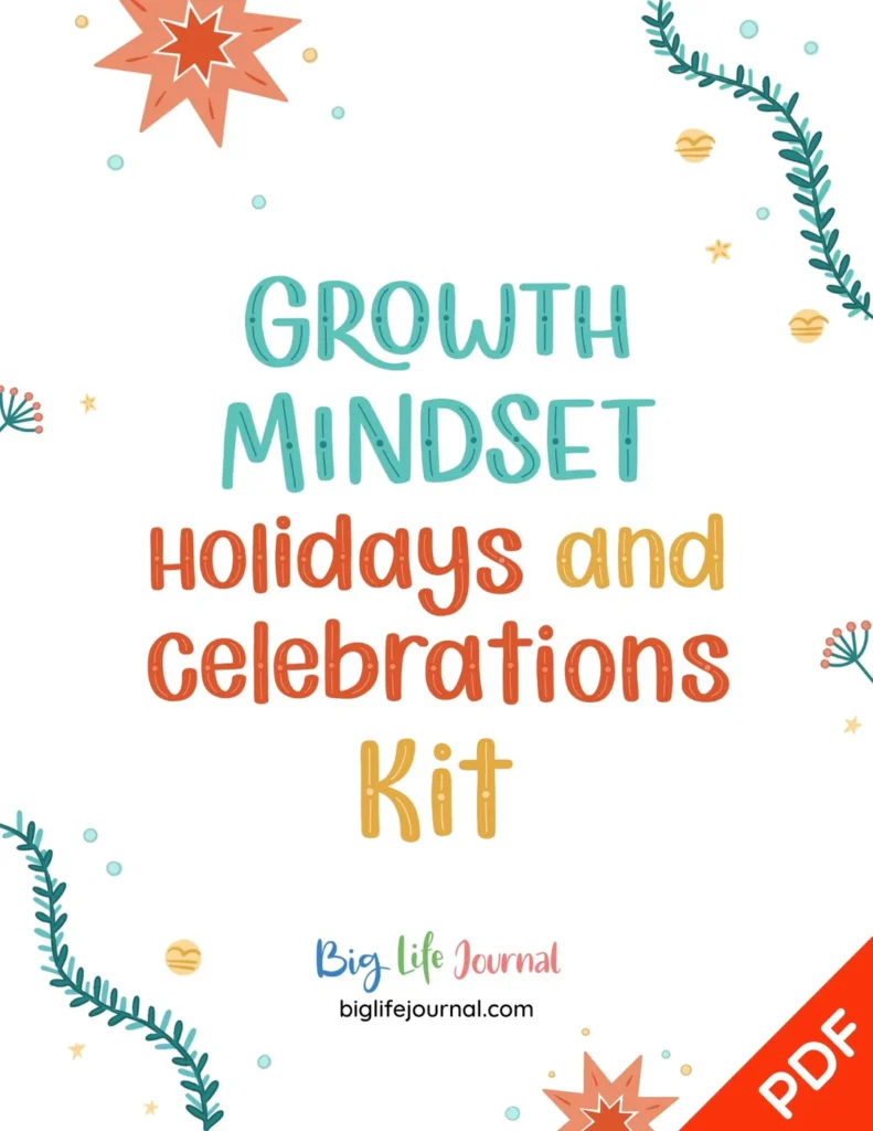 Growth Mindset Holidays & Celebrations Kit PDF (ages 5-11) 1