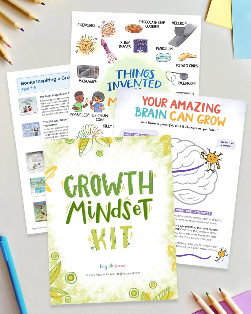 Growth Mindset Printables Kit PDF (ages 5-11) 2