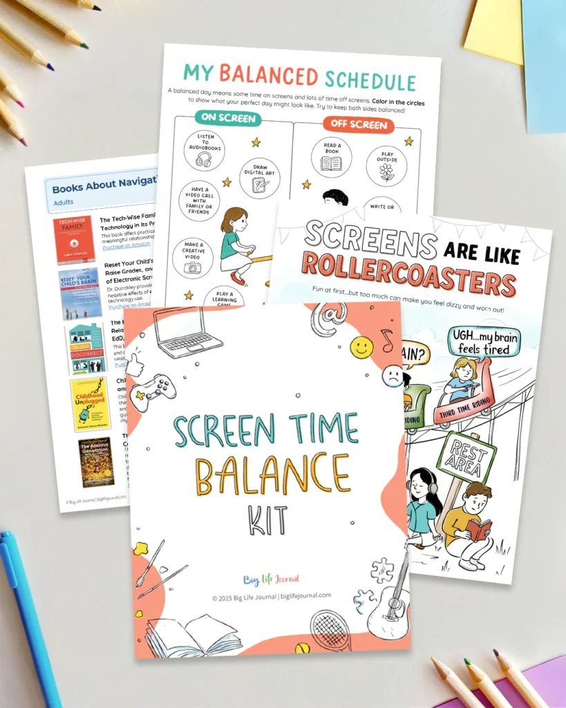 Screen Time Balance Kit + Screen Time Toolkit for Teens Bundle 2