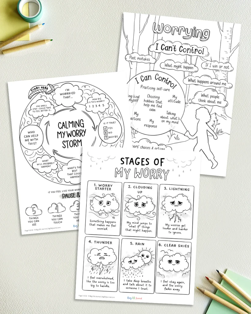 Worry Toolbox Kit PDF (ages 5-12) 3
